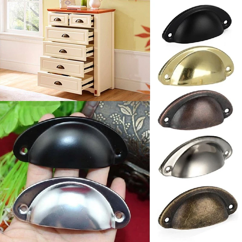 2 шт. винтажная металлическая ручка для ящика кухонного шкафа ручки дверей и