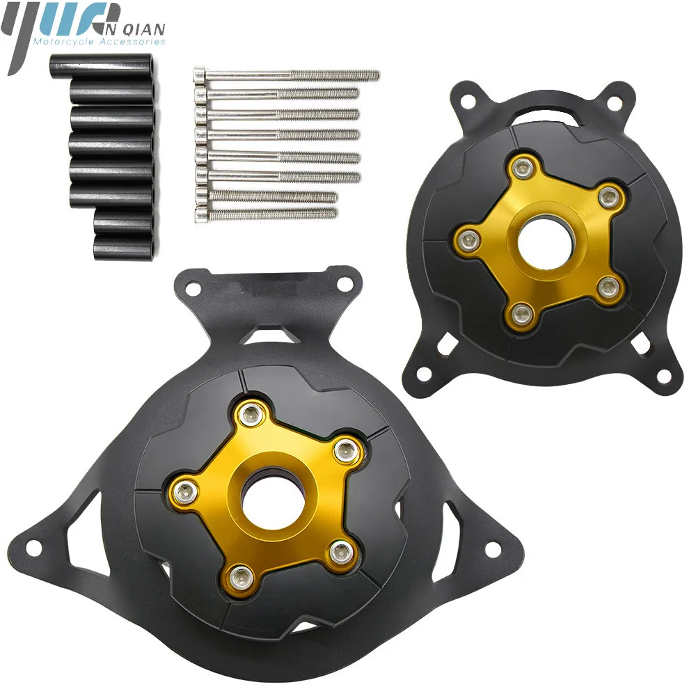 Z800 для KAWASAKI z750 07 08 09 10 11 2012 части мотоцикла статора крышки двигателя защитная крышка протектор Z800 2013 - Цвет: Gold