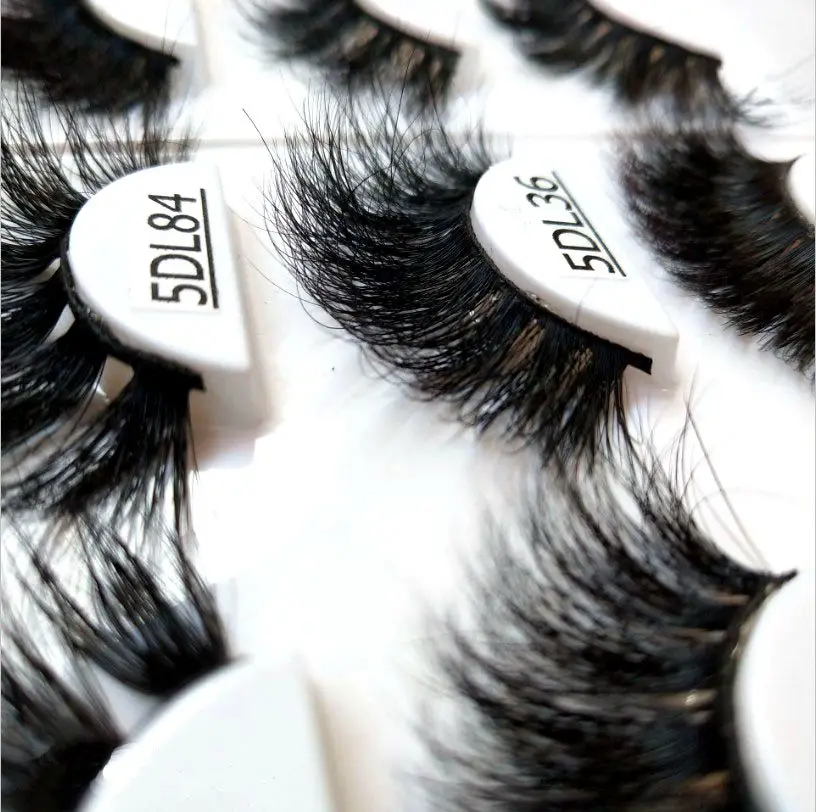 100% Mink Eyelashes False Crisscross Natural Fake lashes Length 25mm Makeup 3D Lashes Extension Eyelash Beauty | Красота и здоровье