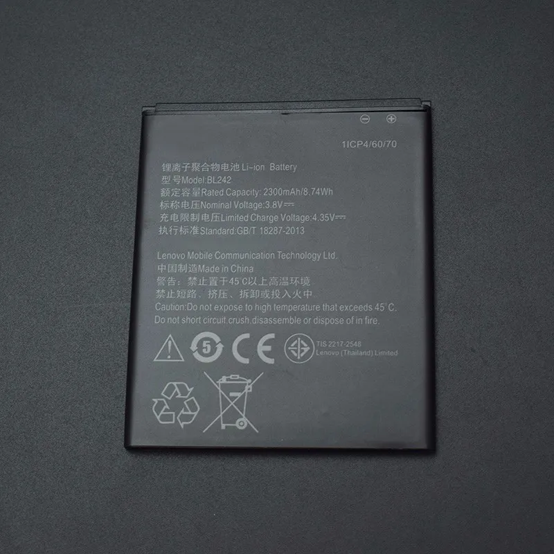 

Аккумулятор для Lenovo K3, новинка 100%, BL242, 2300 мАч, запасная батарея для LeMeng K30-T и Lenovo A6000 A6000 Plus