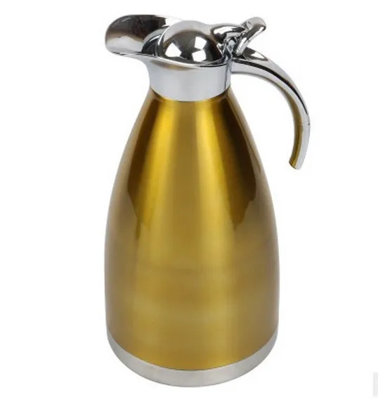 1 шт. S/стальной вакуумный кувшин двухслойный полированный чайник для воды