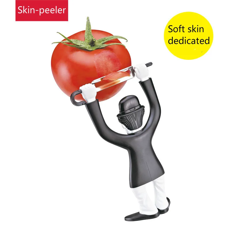 Забавный Чаплин креативный пластиковый мультяшный персонаж фрукты овощи