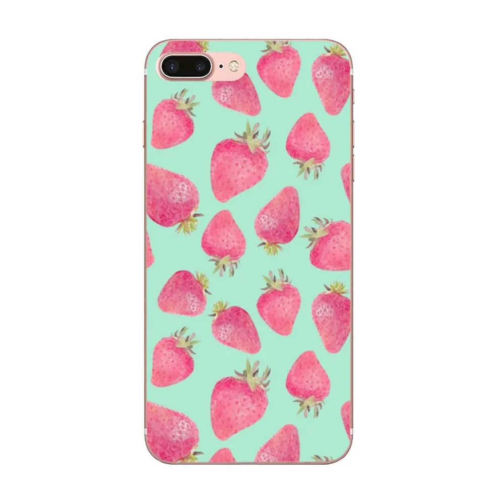 Клубника лето фрукты для Sony Xperia Z Z1 Z2 Z3 Z4 Z5 compact Mini M2 M4 M5 T3 E3 E5 XA XA1 XZ Премиум