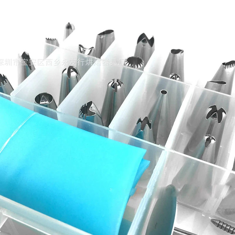 38 шт. сопла из нержавеющей стали Кондитерские глазурь Трубопроводы Сопла с