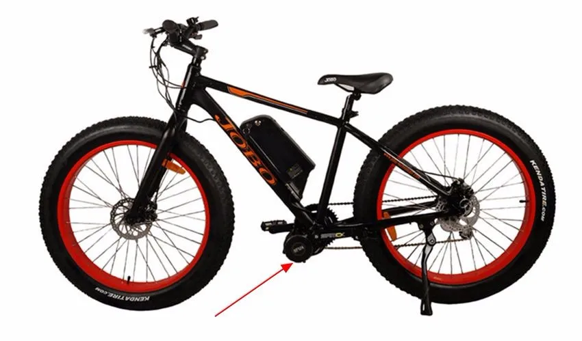 США ЕС без налогов Bafang BBS02 48V 500W eBike Средний центральный Кривошип комплект с 48v 10.4ah
