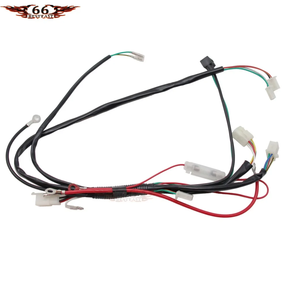 Электропроводка для двигателя 50cc 70 90 110cc 125cc 140cc PIT Mini Trail Dirt Bike Quad Dirtbike ATV Dune