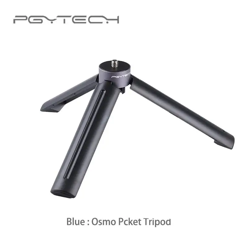 Карманный складной держатель для телефона DJI OSMO Plus PGYTECH OSMO штатив Совместимость OSMO Карманный адаптер для смартфона складной дизайн - Цвет: Синий