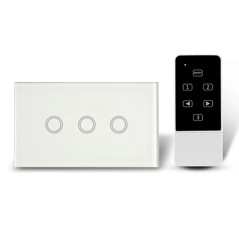 Сенсорный светильник ель света в стиле США 3 клавиши светодиодный индикатор