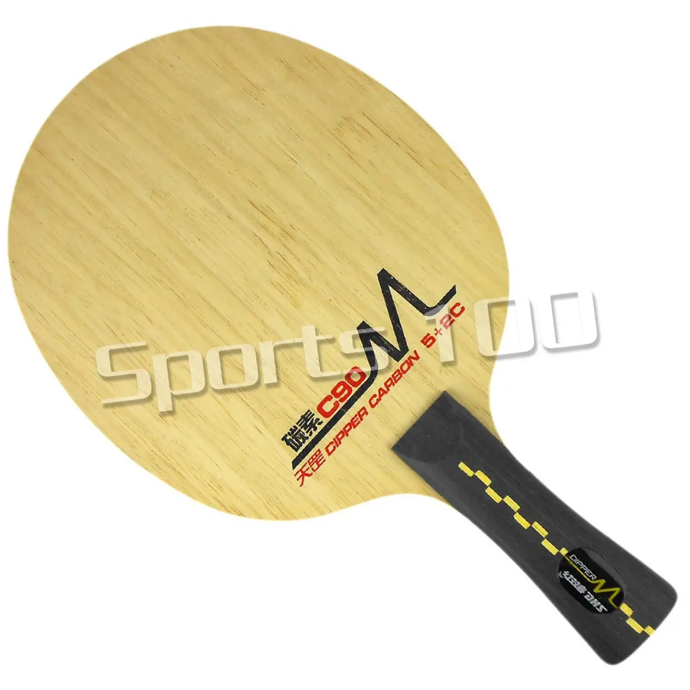 Лезвие DHS DM C90 для настольного тенниса пинг понга с длинной ручкой Shakehand FL|tennis