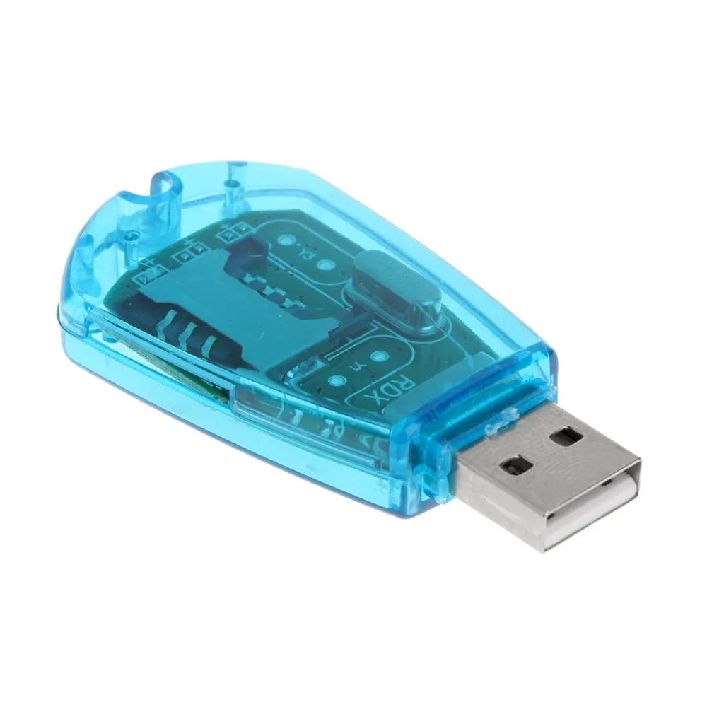 USB Мобильный телефон Стандартный SIM Card Reader Cloner копировальный писатель SMS резервного копирования GSM CDMA+ CD Feb6