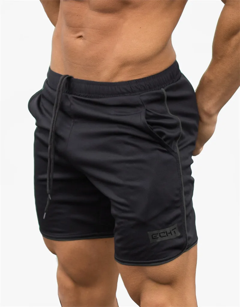 2019 Summer New Mens Fitness Shorts Fashion Leisure Gyms Bodybuilding Workout Male Calf-Length Short Pants Brand Sweatpants | Мужская
