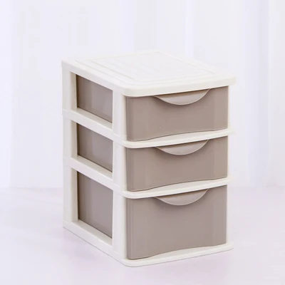 Storage Box C MSJO коробка для хранения Организатор разное для офиса Desktop/Кухня/Ванная комната PP небольшой ящик Multi Слои Пластик хранения Коробки бункеров - Цвет: Storage Box C