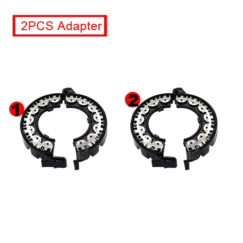 2 PCS Adapter Only SUKIOTO Xenon D1S ксеноновая Лампа для проектора 55 Вт D3S 6000 К 4300 К 5000 К canbus hid комплект ксеноновая электронная D1S балласт D1R D3R - Испускаемый цвет: 2 PCS Adapter Only