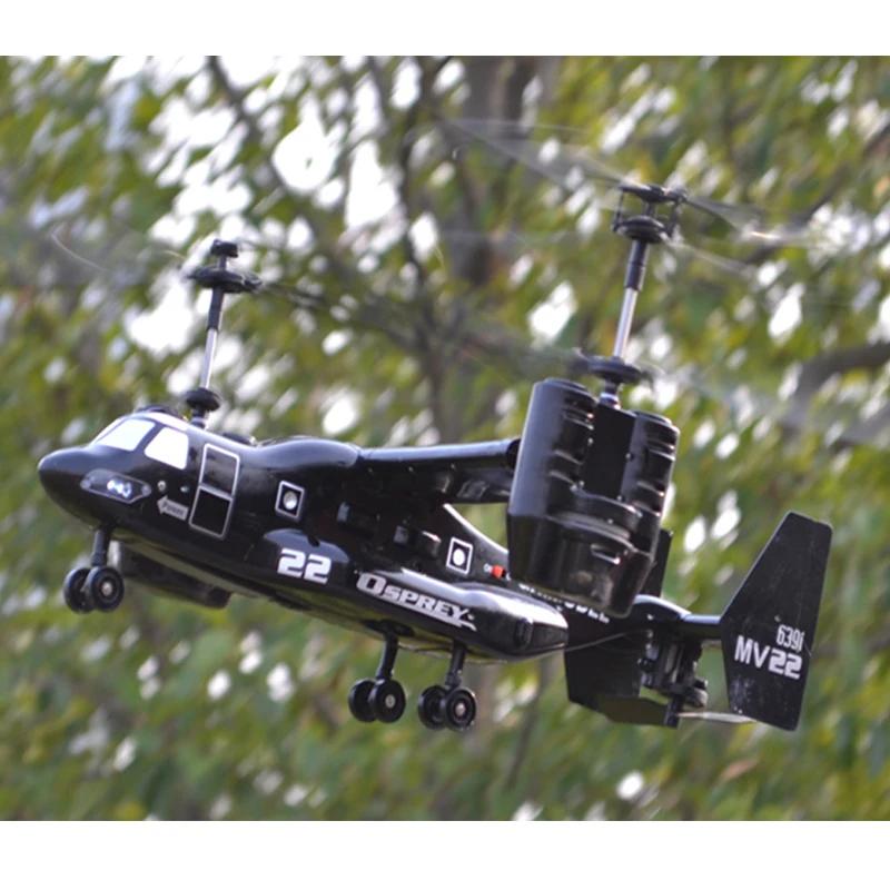 Радиоуправляемый вертолет ВВС США самолет Osprey V22 2,4G супер прочность инфракрасный I/R радиоуправляемый самолет с гироскопом радиоуправляемая игрушка