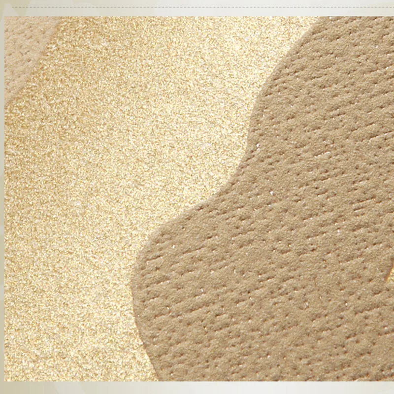 Роскошные модные современные золотые и серебряные 3D обои из золотой фольги для