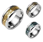 Высококачественные кольца из нержавеющей стали 316L с изображением Иисуса манго, обручальное кольцо для мужчин и женщин