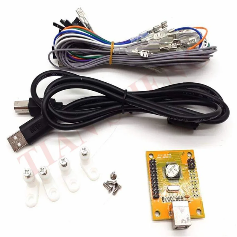 Аркада USB контроллер интерфейс 2 джойстика и 27 кнопок игрока MAME мультикад