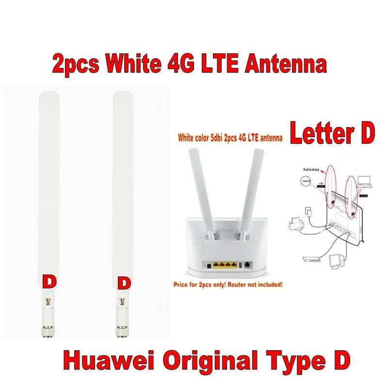 Оригинальная белая внешняя антенна Huawei B525 типа D (маршрутизатор/модем в комплект