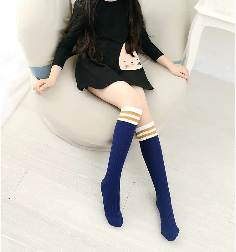Гольфы для девочек 2 12 лет в европейском и американском стиле|high socks kids|girls knee highkids