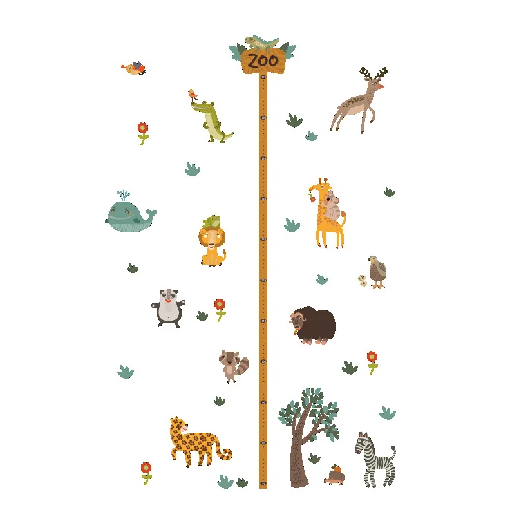 Настенные Стикеры для детской комнаты наклейки с изображением джунглей диких