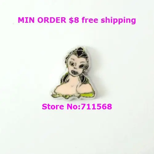 Belle Floating Charm The Princess Forever Living Locket Charms For Glass DIY Accessories | Украшения и аксессуары