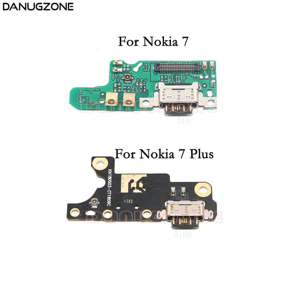 Гибкий кабель для зарядки док станции с разъемом USB Nokia 7 Plus TA 1046/1049 1055 1062/Nokia