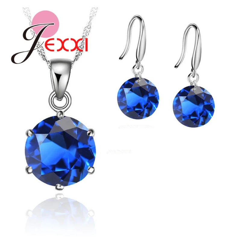 Комплект из колье и серёг серебра 925 пробы с фианитом|gift free|gift bronzegift iron |