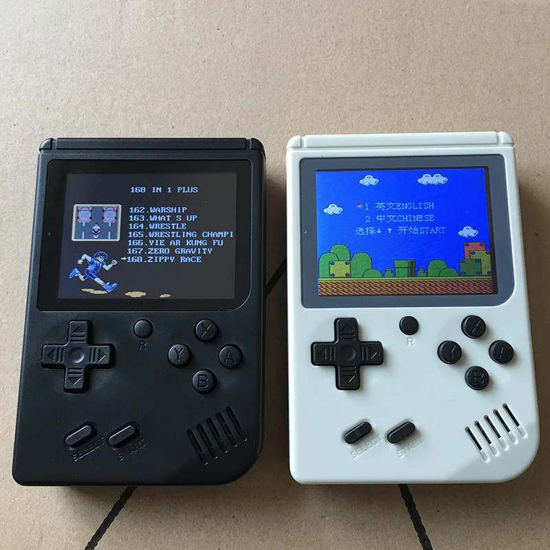 Ретро портативная мини портативная игровая консоль 8-Bit 3,0 в цвете ЖК-экран Встроенный 168 игр ребенок видео Ручной игровой плеер на ТВ
