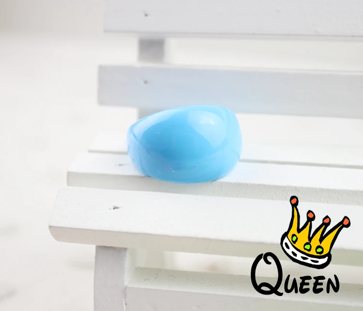 Wholesale lots 100Pcs candy-color Rings Adult Acrylic Lucite Resin 17-19mm | Украшения и аксессуары