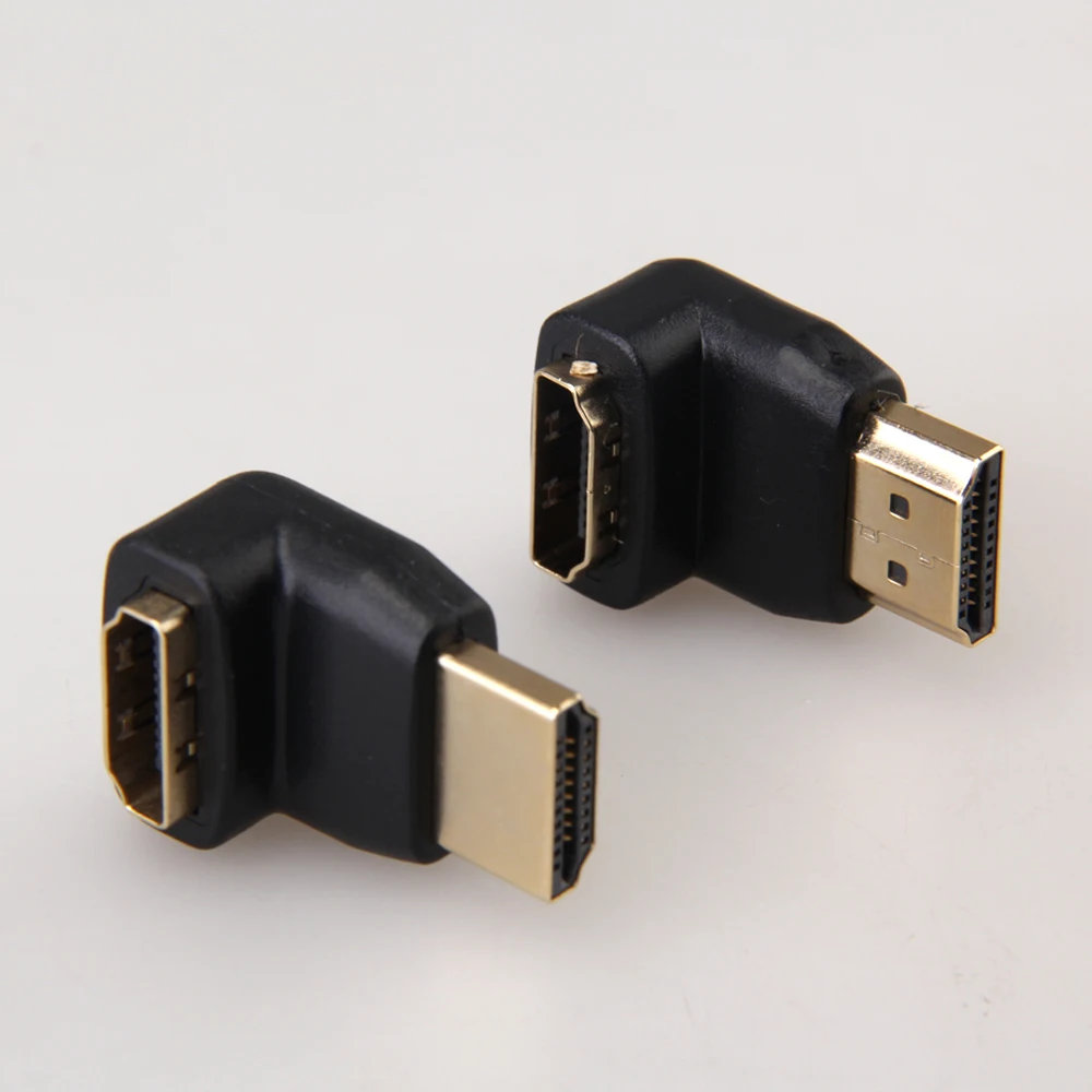 1 комплект HDMI совместимый разъем для адаптера с прямым углом 90 градусов + 270 L