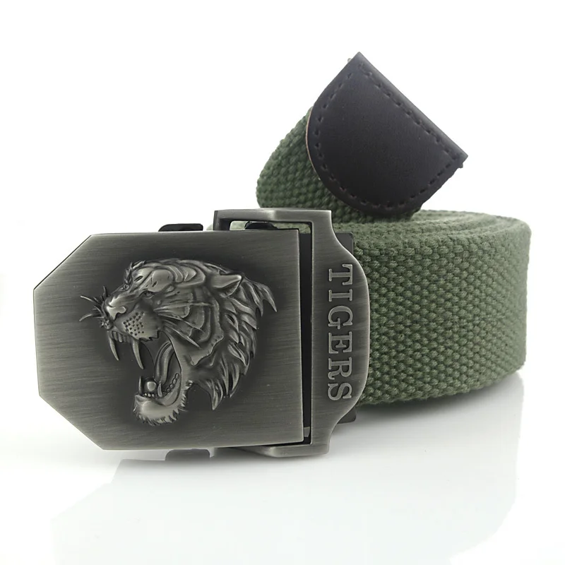 Ремень мужской из натуральной кожи в полоску с автоматической пряжкой|belt men automatic