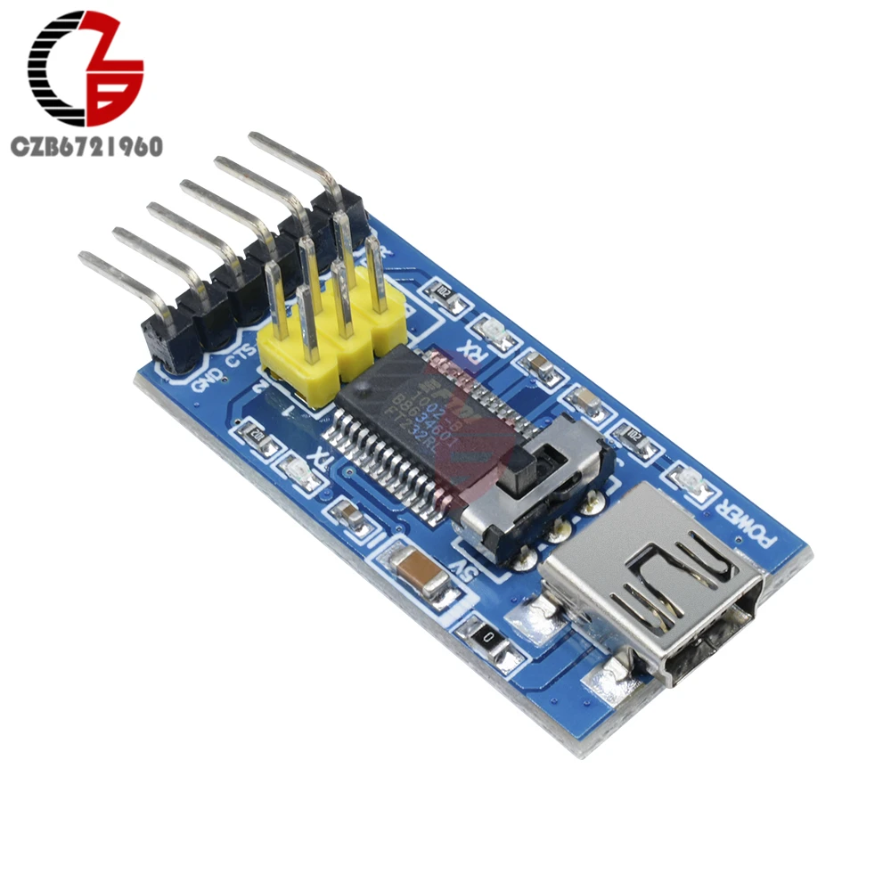 FTDI FT232RL USB к TTL серийный IC адаптер конвертер Модуль основной Breakout доска 3 V 5V FT232