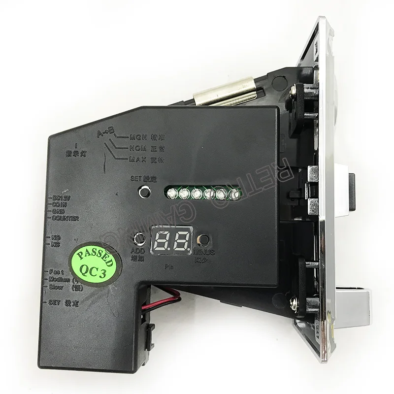 

Multi coin acceptor programable for 6 different values coin selector for vending machine DIY arcade game machine parts