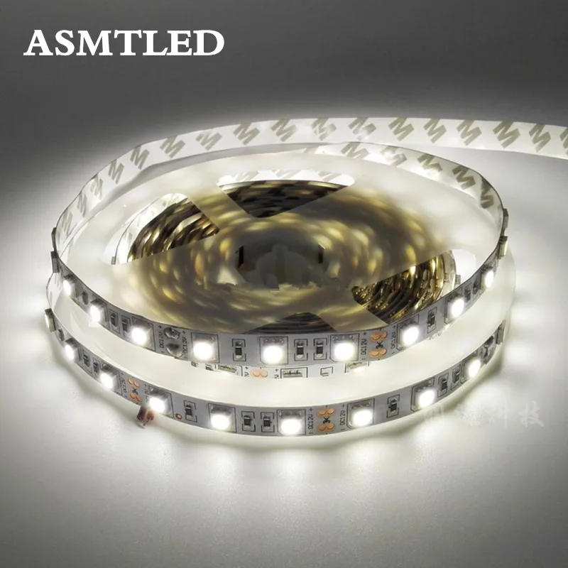 SMD5050 светодиодные полосы света DC12V 60 светодиодов/M IP20 IP65 водонепроницаемый теплый