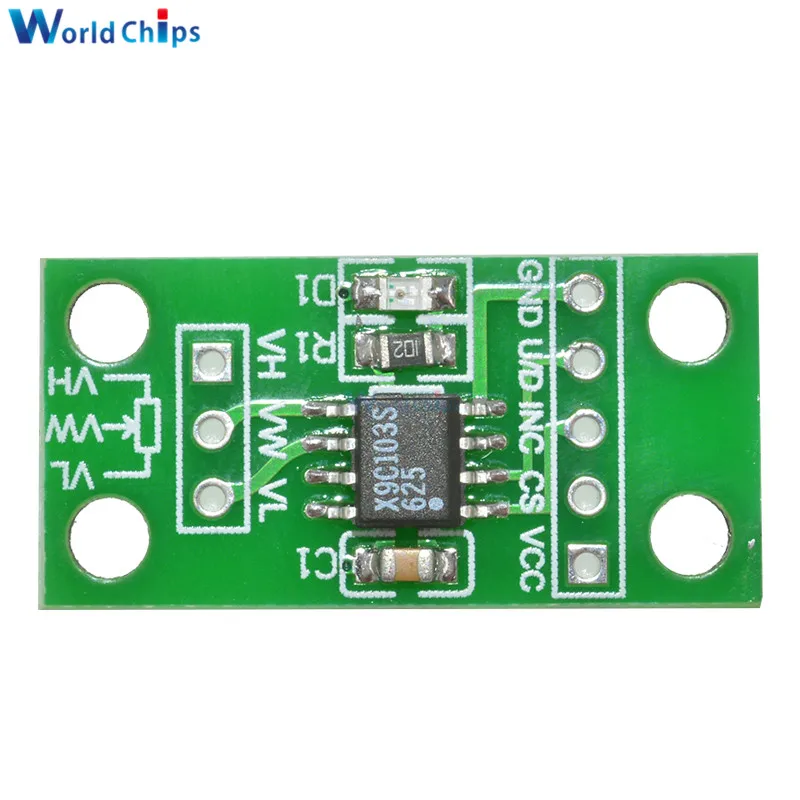 Цифровой потенциометр X9C103S плата модуль DC3V 5V для Arduino|digital potentiometer|arduino digital