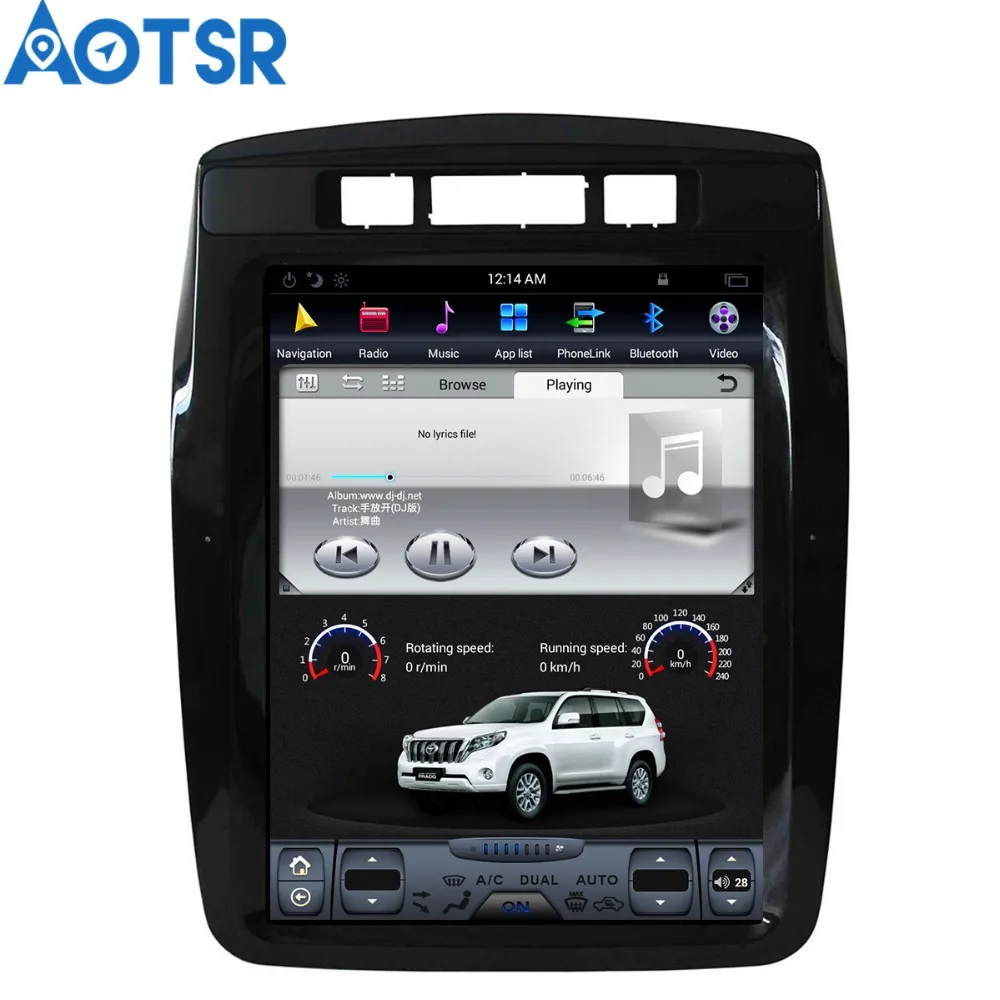 Автомобильный мультимедийный плеер Aotsr 10 4 дюйма IPS Android 6 0 без DVD GPS-навигация для