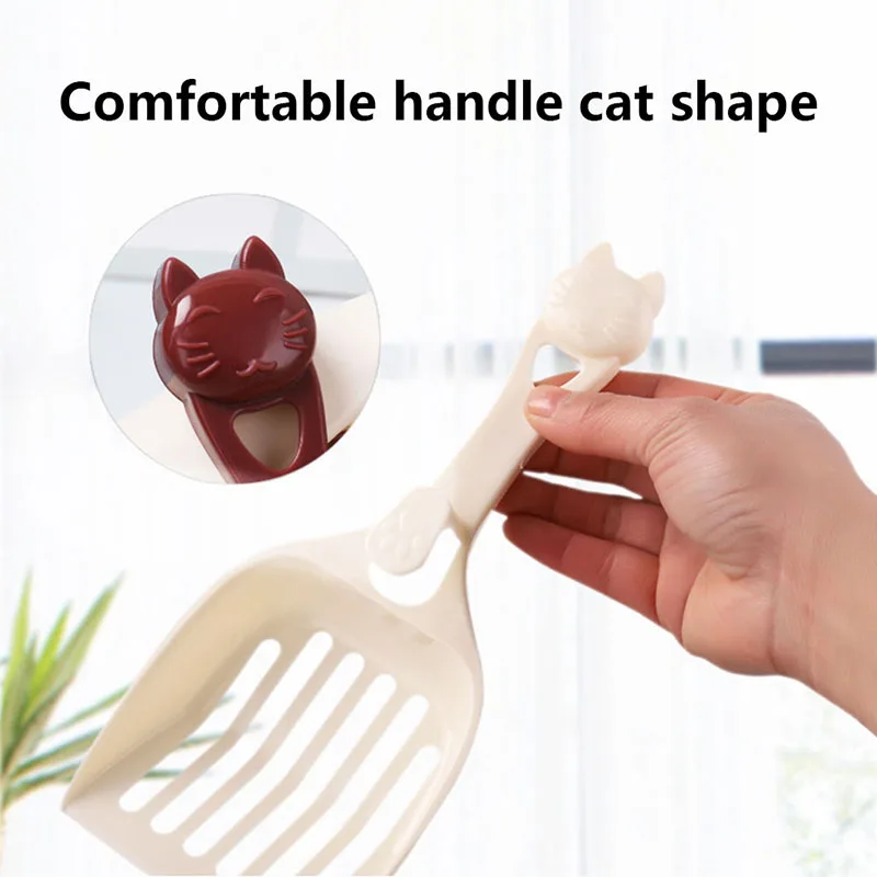 1 Pcs Pet Cat Litter Shovel Scoop Sand Poop Waste Scooper Durable Cleaning Tool WXV Sale | Дом и сад