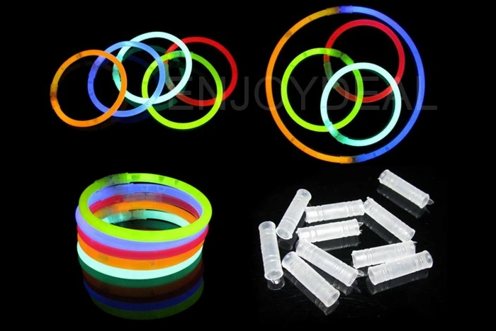 100 шт. разноцветные светящиеся палочки для вечерние Летов|party color|festival lightsconcert light |
