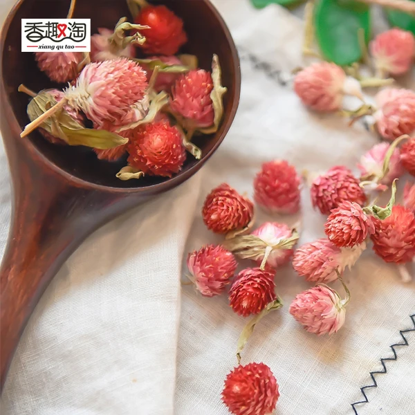 Натуральные сушеные цветы Red Gomphrena globosa поделки сделай сам прессованные для дома