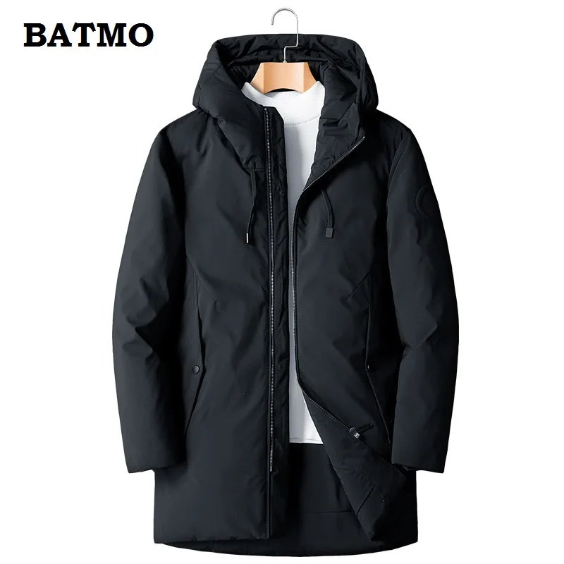 BATMO 2018 Новое поступление зимние высокого качества 90% белый пуховик на утином пуху