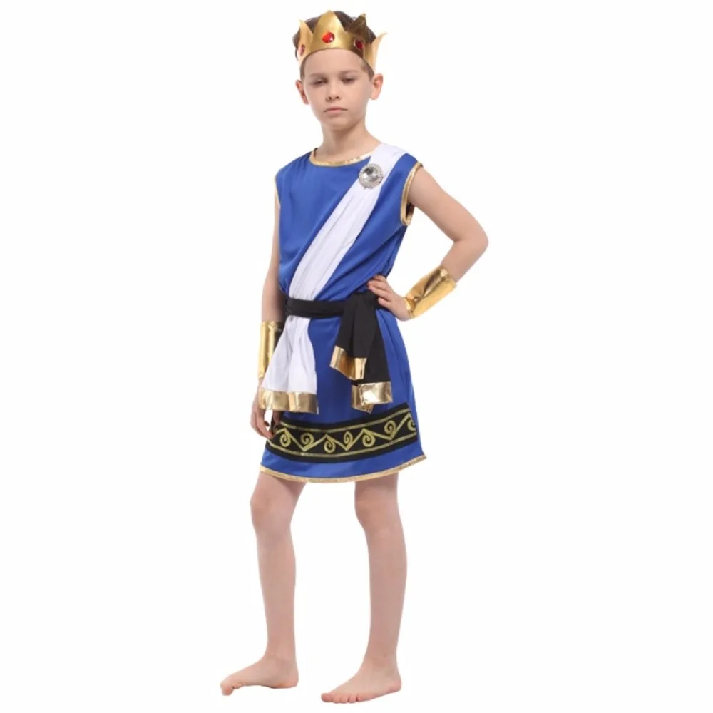Shanghai Story Kids Хэллоуин греческая мифология король Zeus одежда костюм мальчиков