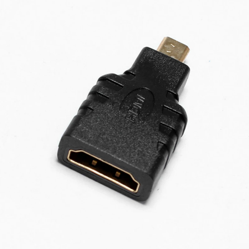 1 шт. переходник с HDMI-разъемом типа А на HDMI-совместимый Micro D папа золотые контакты |