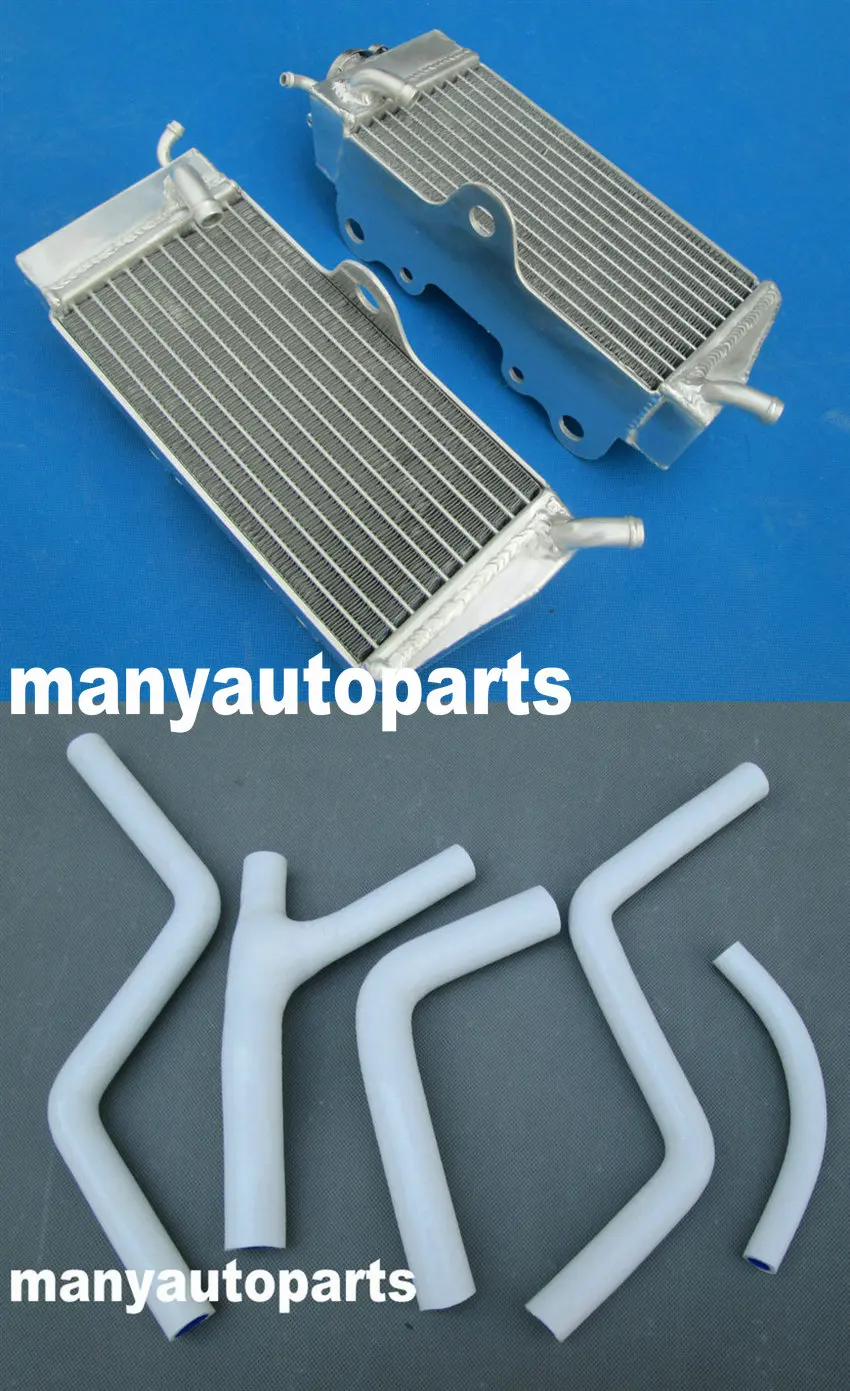 Алюминиевый радиатор и синий шланг для Honda CR250 CR 250 R CR250R 1985 1986 1987 85 86 87 | Автомобили