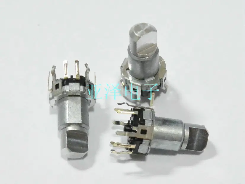 

Точка ALPS Alps EC09E1520406 переключатель кодирования 30 позиционируется номер 15 импульсов Длина оси 13 мм