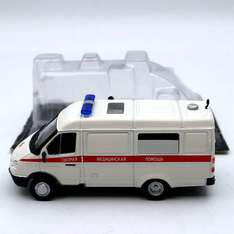 DeAgostini 1:43 Россия Газель скорая помощь автомобиль#11 GAZ-32214 литья под давлением модели игрушки автомобиль