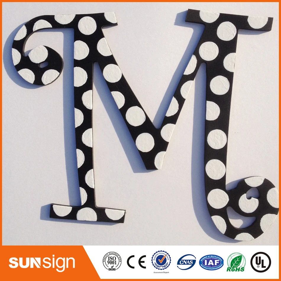 Настенные декоративные 3D деревянные буквы на заказ|custom painted letters|letter 3dletter wall decor |