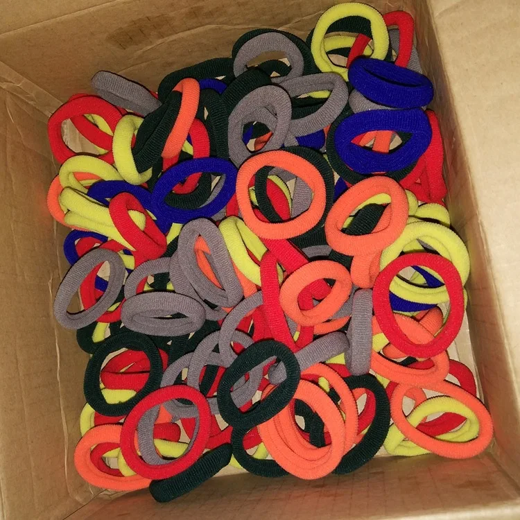 

10 PCS Candy Color Elastic Headband Hair Rope seamless Rubber Bands Hair Accessories Elastic Hair Ties Hair ring rope bands
