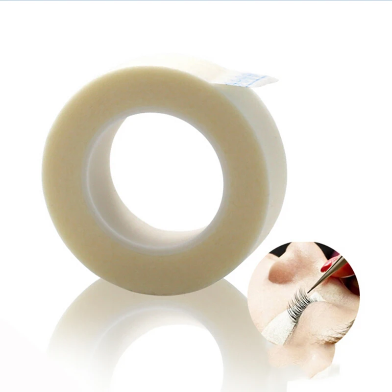 

1Roll Breathable Easy To Tear Pro Medical Tape/White Silk Paper Under Patches Eyelash Extension Supply Eyelash Extension Tap