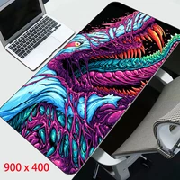 gaming mouse pad xl large 900400 locking edge rubber mousepad gamer cs go hyper beast mouse mat wrist rest for computer laptop