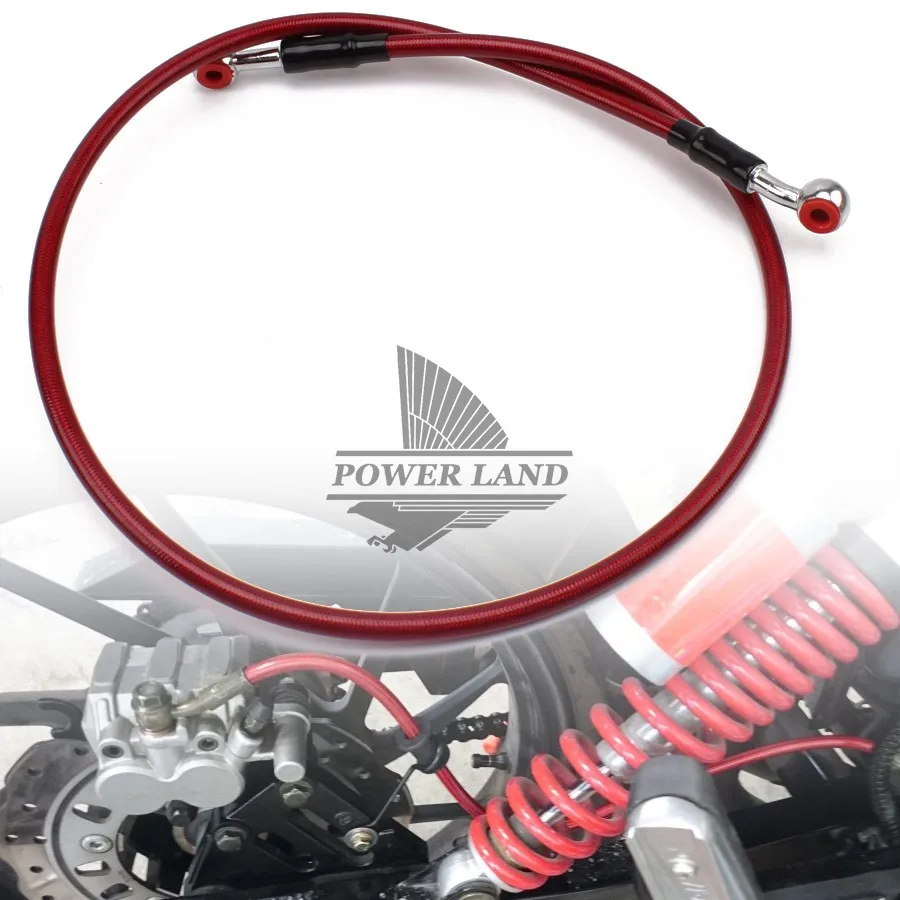 

Motorcycle Red 900MM Colored Hydraulic Brake Fluid Line Hose Cable Universal for Enduro Moto Dirt Pit Stunt Bike EXC SX DRZ RMZ